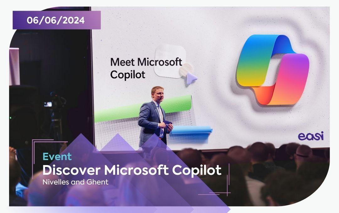 Microsoft copilot discovery event by Easi banner