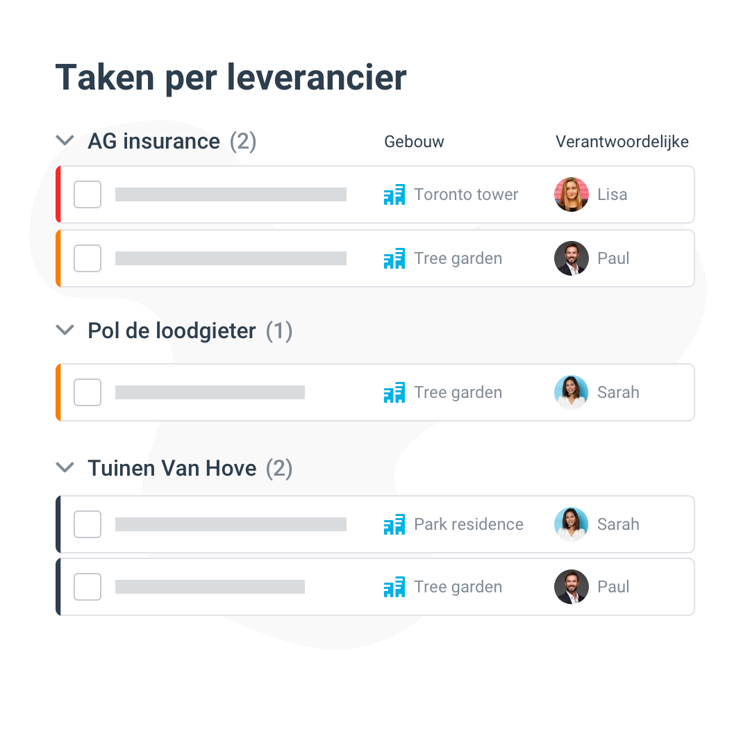 Rooftop per leverancier