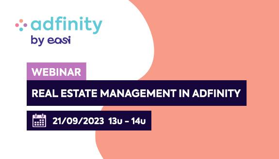 Webinar real estate management in Adfinity