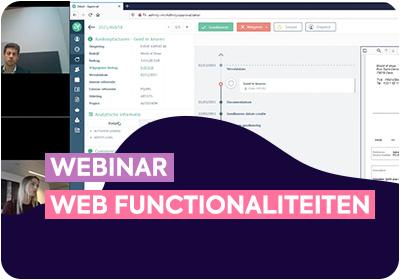 Webinar web functionaliteiten van Adfinity