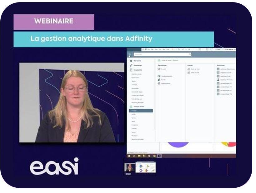 Gestion analytique dans adfinity - webinaire