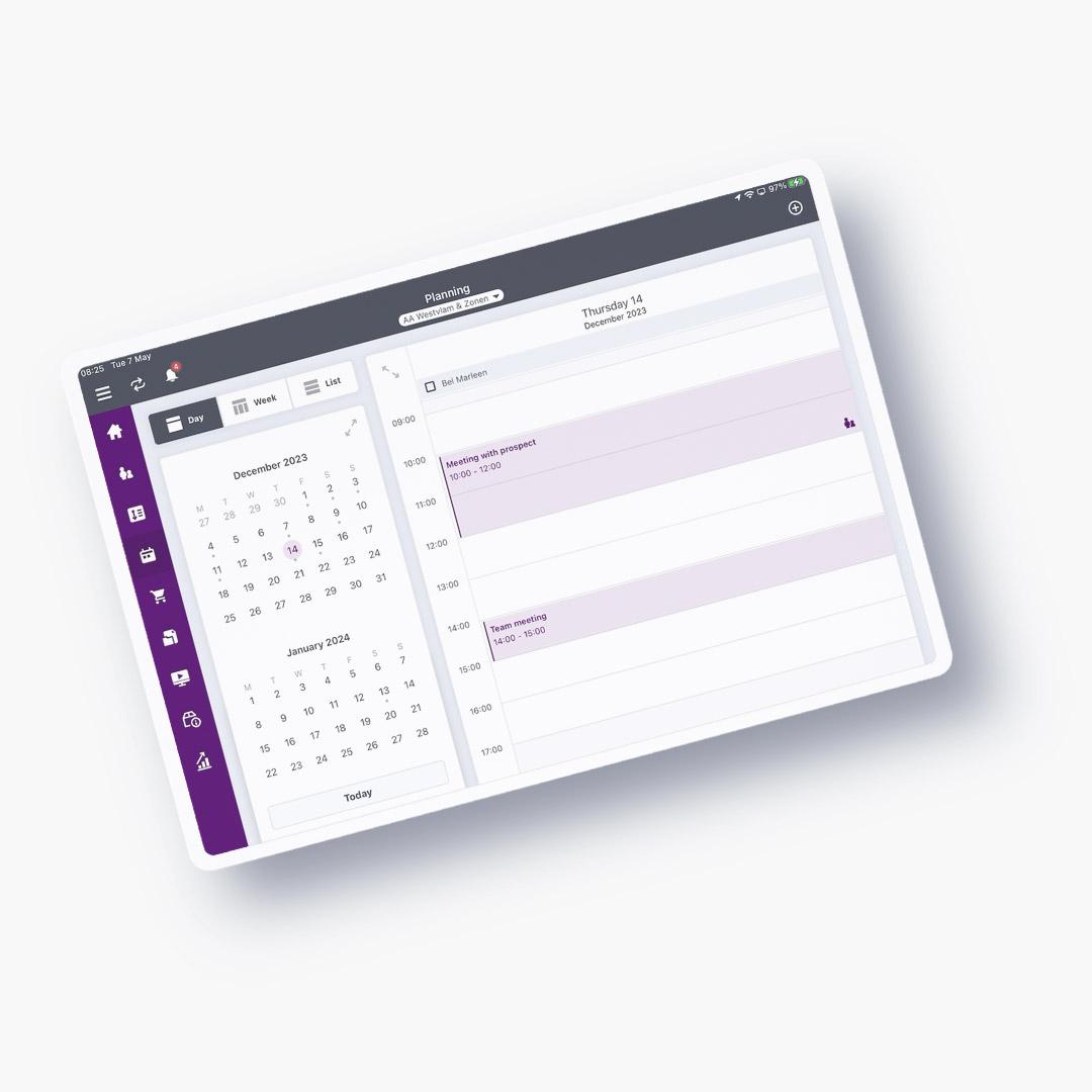 Smartsales planning feature