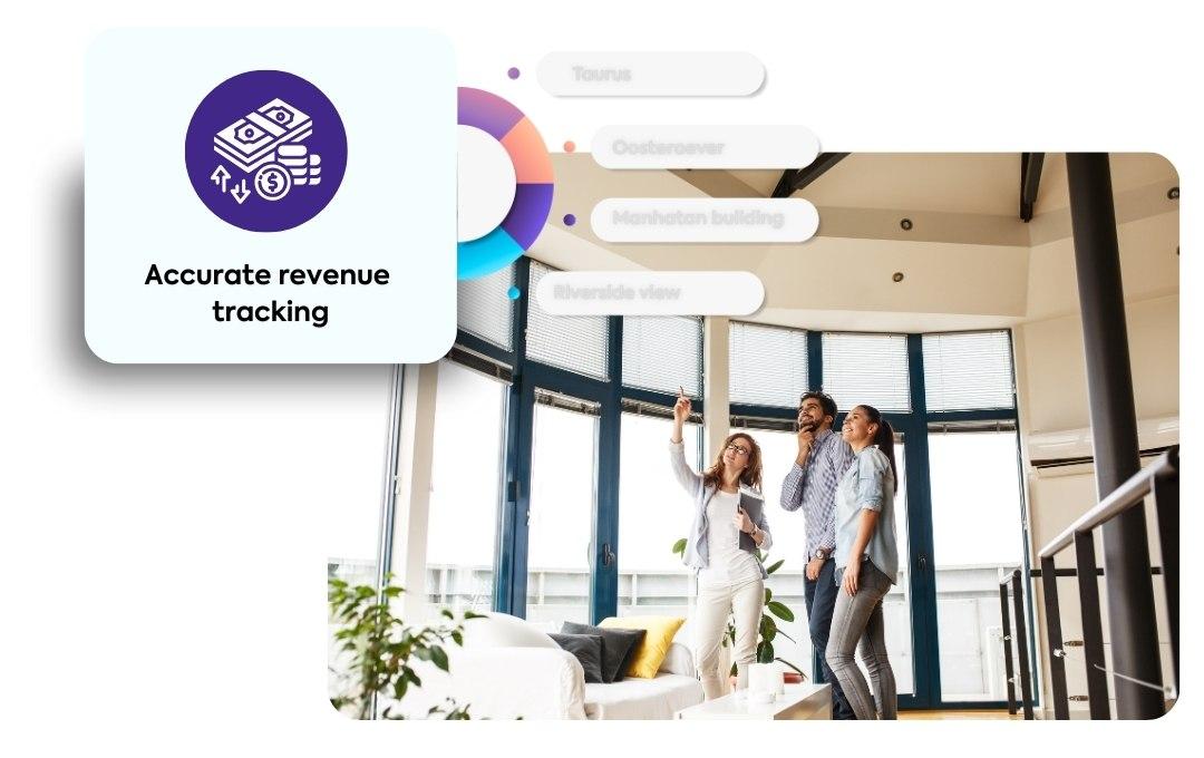 Accurate revenue tracking in real estate developement