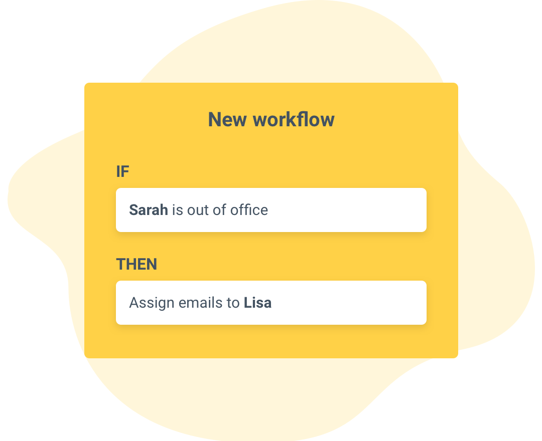 Create workflows to auto route shared inboxes